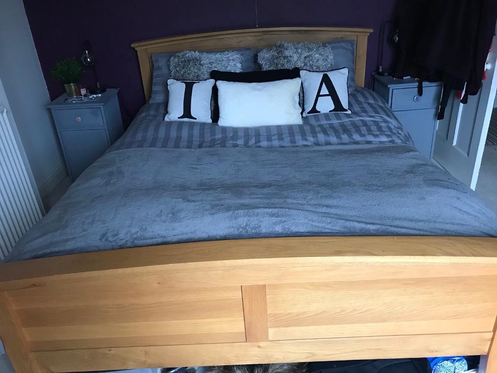 Marks & Spencer king size wooden bed in Belper, Derbyshire Gumtree