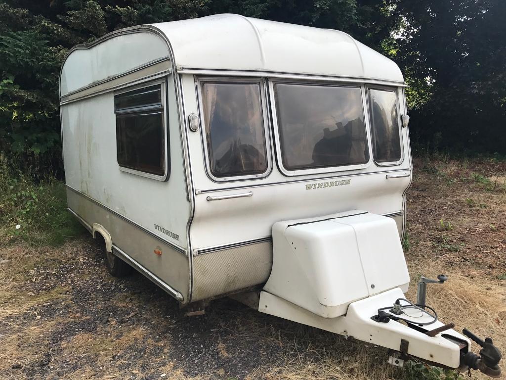 Vintage classic retro caravan 1980s windrush in Worksop
