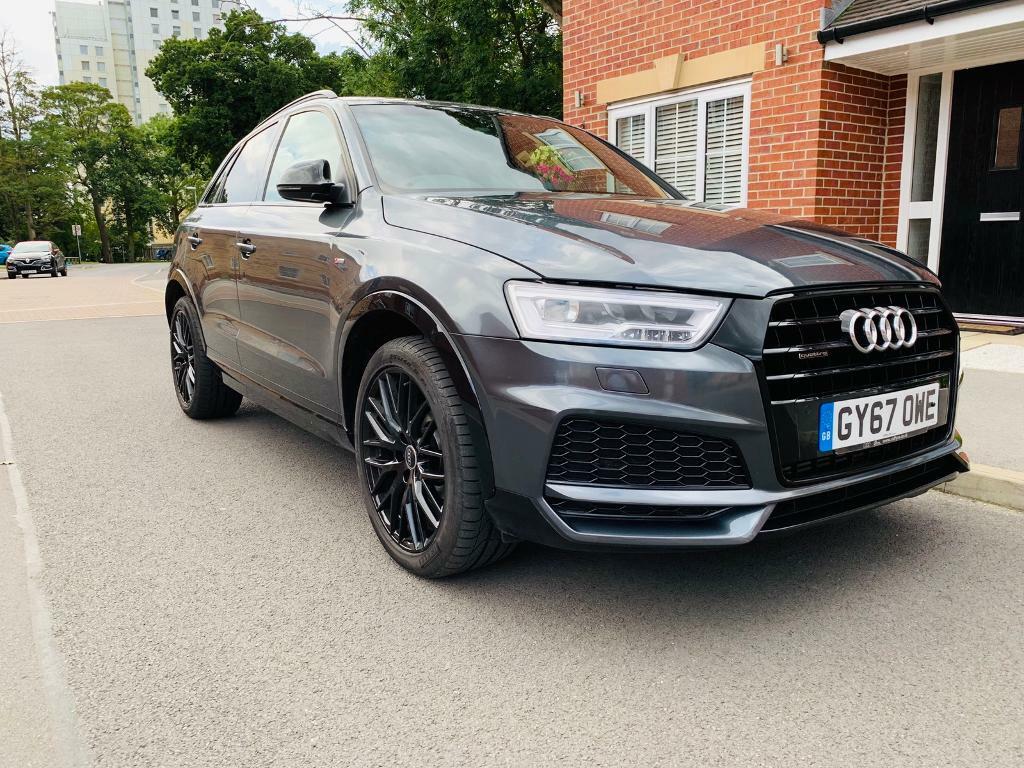 2017 67 AUDI Q3 2.0 TFSI QUATTRO BLACK EDITION AUTO S LINE GREY | in