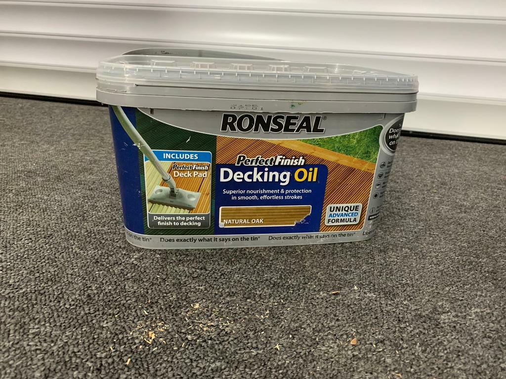 2x Ronseal Perfect Finish Natural Oak decking oil in Peterhead