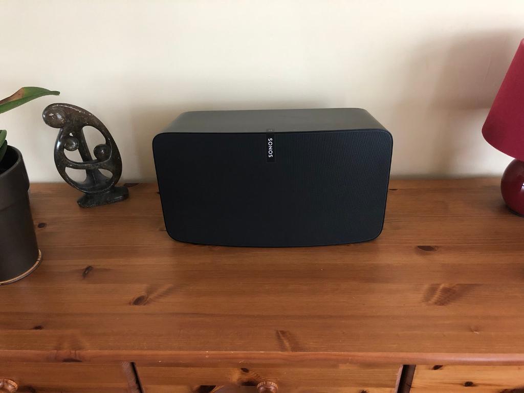 Sonos Play 5 Gen 2 Black Speaker Wifi Wireless Streaming