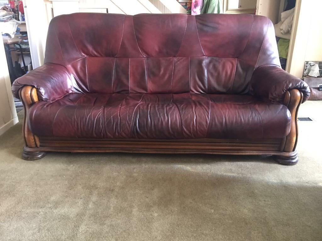 3 piece leather suite in Burnopfield, Tyne and Wear Gumtree