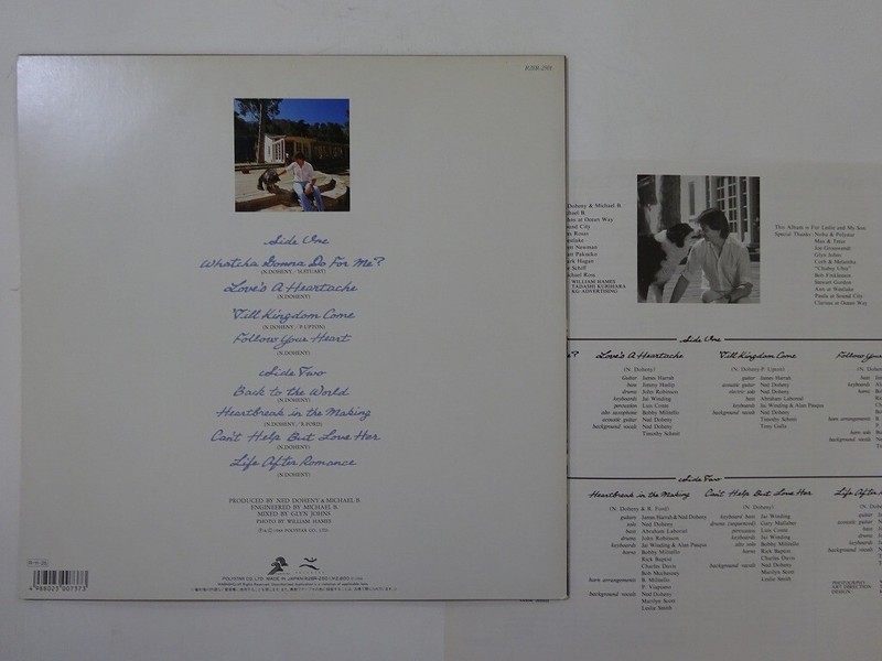 Ned Doheny Life After Romance Geronimo R28R-2501 Japan VINYL