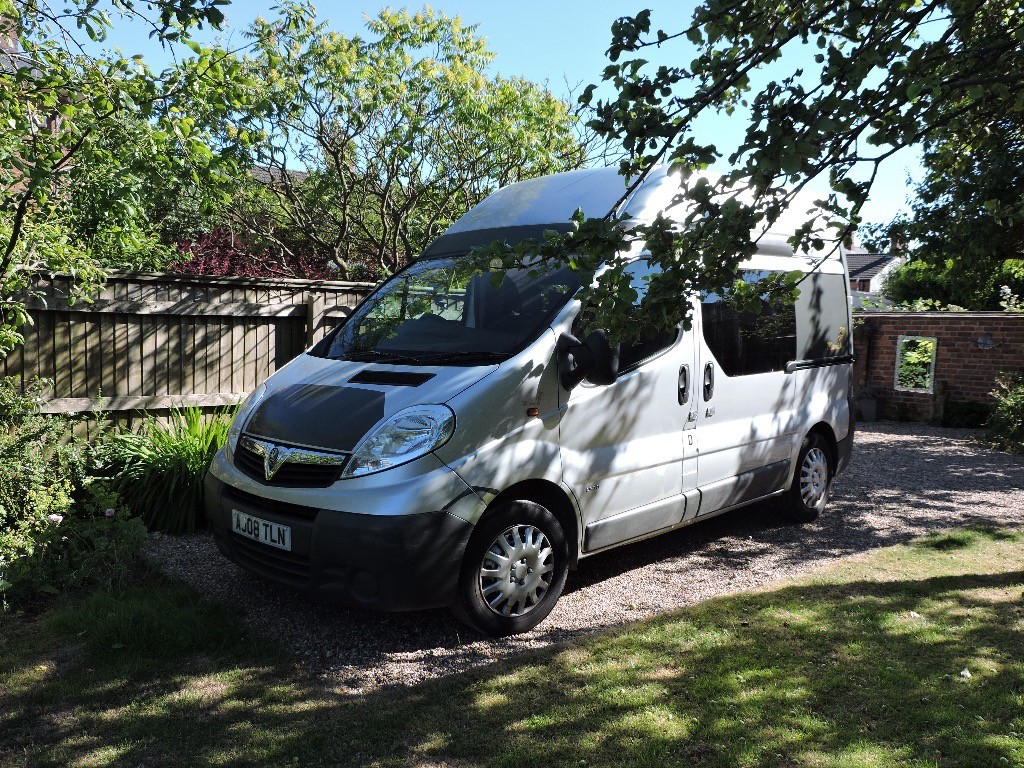 Vauxhall Vivaro Campervan 2008 High top, with bike rack and awning in Louth, Lincolnshire