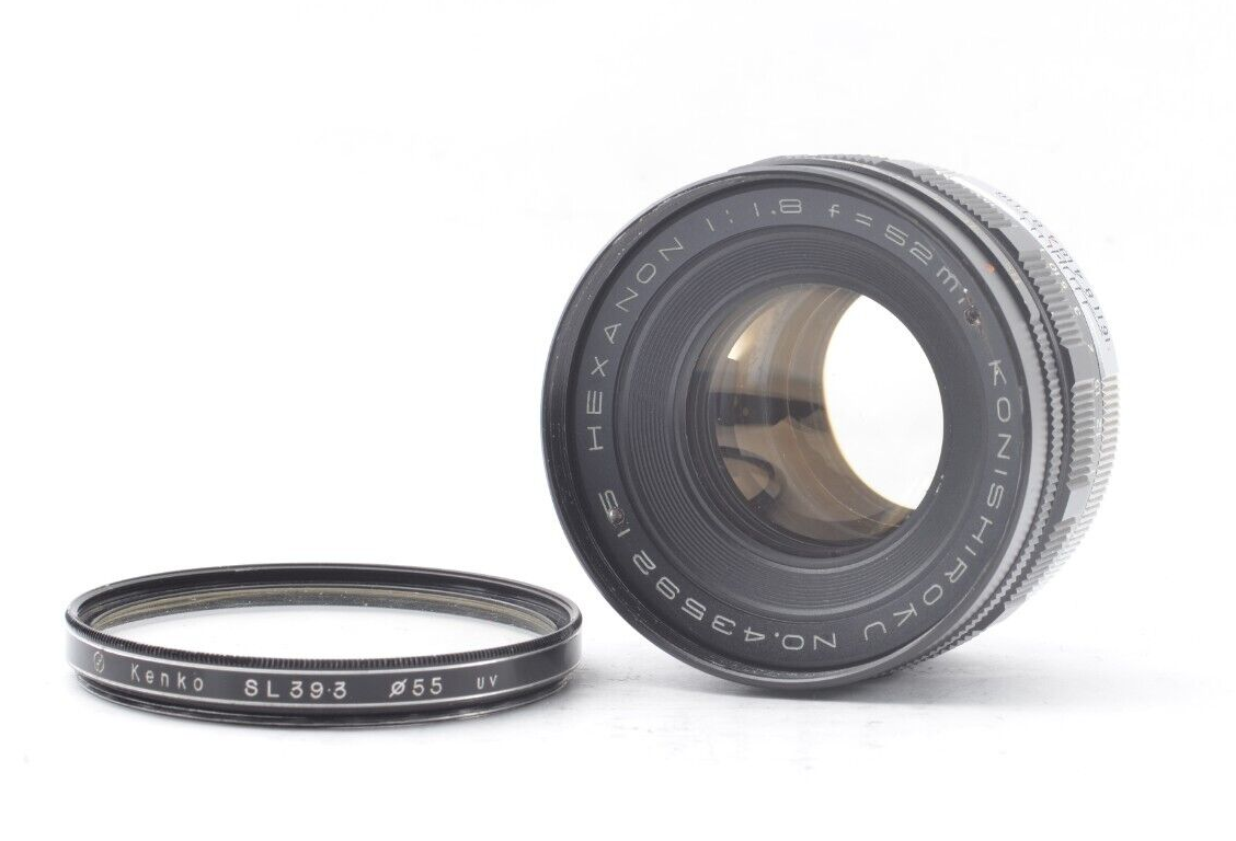 小西六 コニカ ヘキサノン AR 52mm F1.8（ARマウント） Mint】KONICA HEXANON KONISHIROKU 52mm f/1.8 for Konica AR
