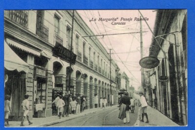VENZUELA, CARACAS, LA MARGARITA BOULEVARD, POSTCARD, 1910