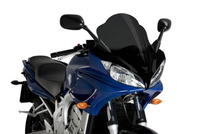 YAMAHA FZ6 FAZER 600 2004-2008 PUIG WINDSCREEN RACING BLACK