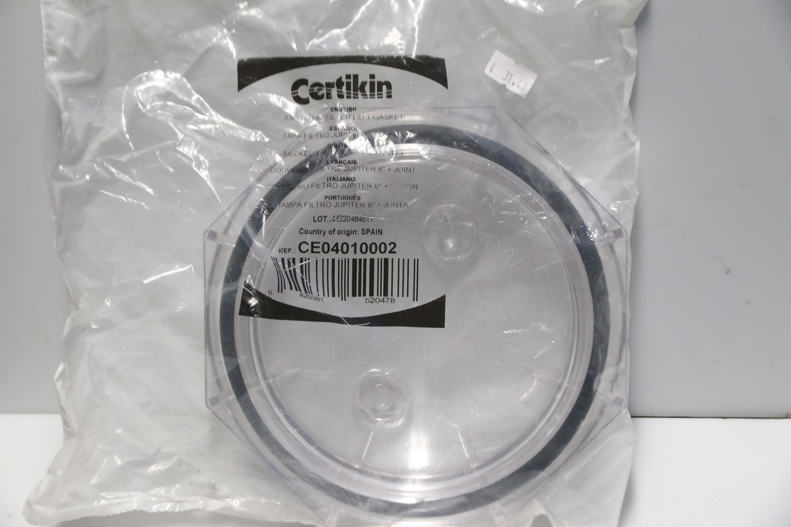 NEUF : Couvercle filtre à sable piscine CERTIKIN CE04010002 JUPITER GALACTIC 6"