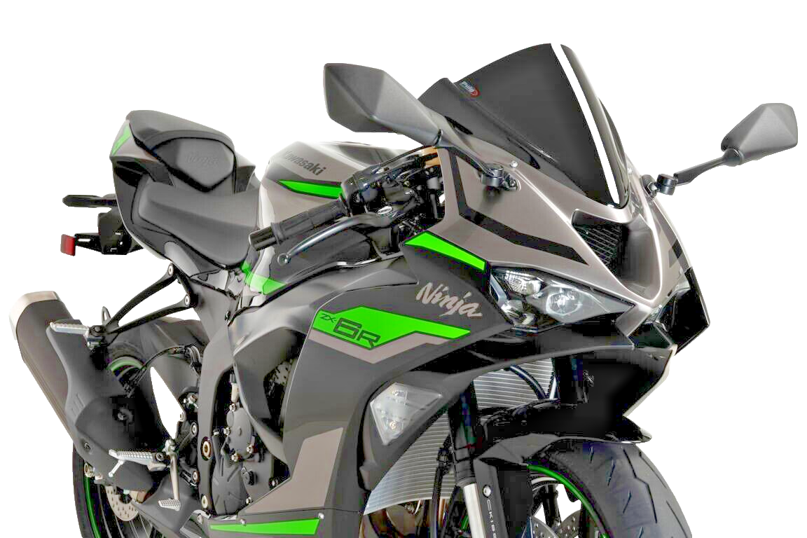R❤︎ PUIG Z-Racing Windscreen Black 2024 Kawasaki ZX-6R Ninja