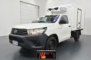 2021 Toyota Hilux TGN121R Facelift Workmate White 6 Speed Automatic Cab Chassis