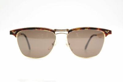 Lunettes De Soleil Vintage Galileo Shine 03 - Monture Or/bleu Ovale, Verres Rouges