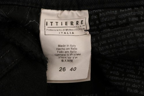 Pre-owned John Galliano Women Gray Wash Jeans Pants Cotton Slim Regular Casual Trousers