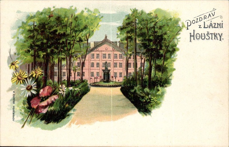65944 Litho Pozdrav Z Lazni Houstky