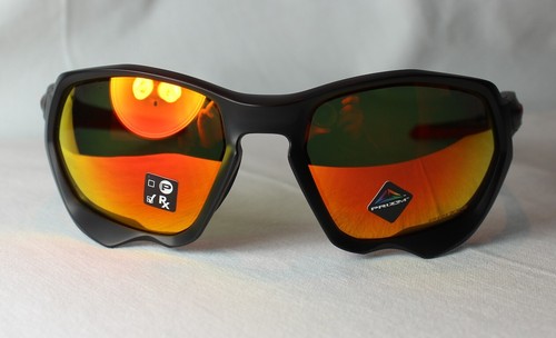 Pre-owned Oakley Oo 9019-11 Plazma Matte Black Ink Prizm Ruby In Red