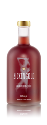 Zickengold Gojibeeren-Likör 0,5l, alc. 15 Vol.-%