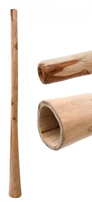 Didgeridoo aus Teakholz naturbelassen geölt Länge 150 cm rissstabil preiswert