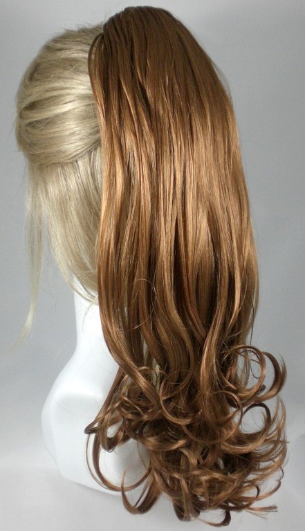 Long Straight Ponytail Hairpiece W Curled Ends Riley Ebay