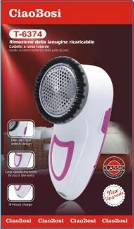 Levapelucchi Leva Toglie Peli Pelucchi Ricaricabile Vestiti Lana T-6374 linq