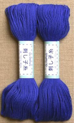 Sashiko 100%Cotton Ultramarine Blue Thread~22 Yards~Sewing~Quilting~#23