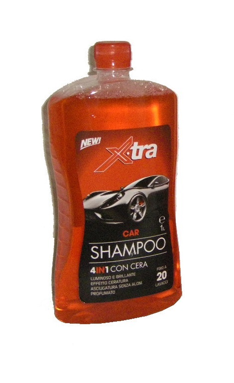 X-One X-Tra Shampoo Neutro Con Cera Lucidante Per Auto 1Lt hsb