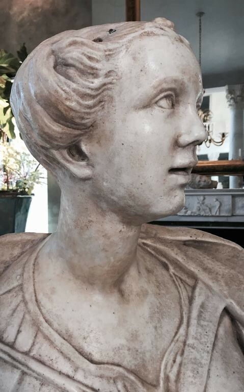 17th Century Marble Bust of a Lady