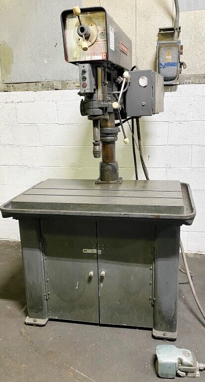 POWERMATIC #1200 DRILL PRESS - w/ Foot Pedal Controlled Spindle Reverse for Tapp