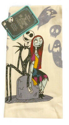Disney The Nightmare Before Christmas Jack & Sally Set of 2 Kitchen Dish Towels