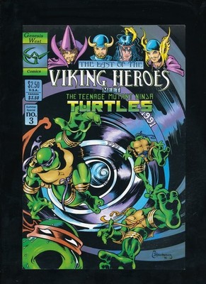 Comics-GENESIS-Teenage Mutant Ninja Turtles-Viking Heroes 3-April 91 unused