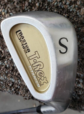 36.75 IN MASTER GRIP T-REX CAVITY BACK TITANIUM SAND WEDGE GOLF CLUB IN NEW COND