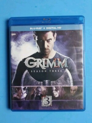Grimm: Season Three (Blu-ray Disc, 2014, 5-Disc Set) VERY GOOD!