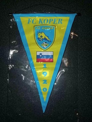 FC KOPER - SLOVENIA FOOTBALL - Soccer PENNANT 37 x 24 cm - Argentina