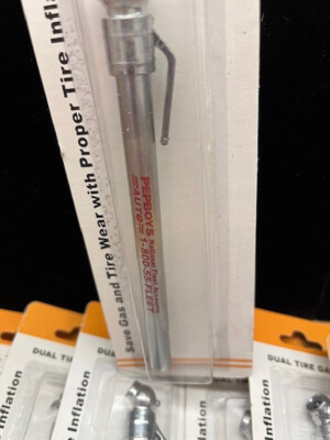 Vintage PEP BOYS Advertising Air Pressure Dual Tire Gauge Sealed in Package