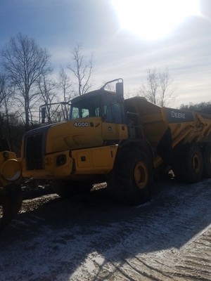 2006 John Deere 400D Articulated Dump Truck Off-Highway Diesel Cab AC Rock Artic