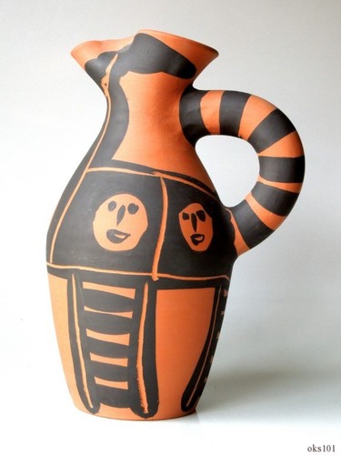 PABLO PICASSO Authentic Madoura Ceramic Yan Petites bêtes PITCHER 1963 Ramié 515
