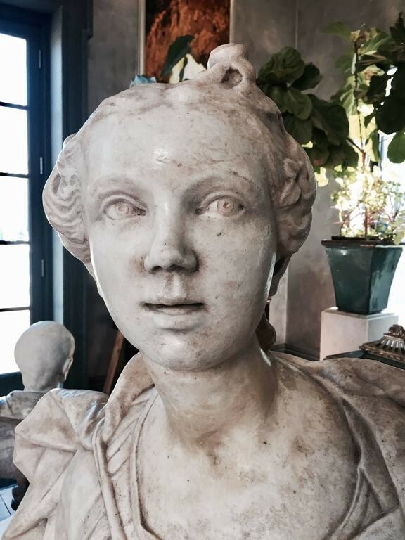 17th Century Marble Bust of a Lady