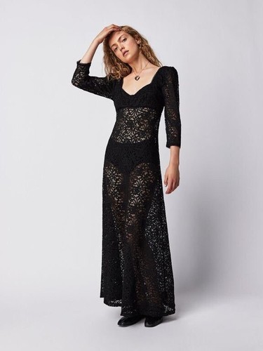 オールインワン・サロペット Amen Black Lace Long Dress 71j2f7Y1HXL._AC_SY550_.jpg