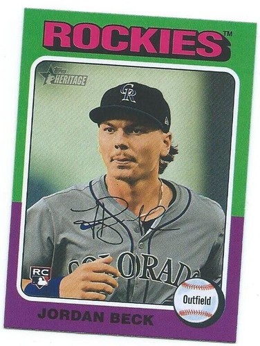 2024 Topps Heritage High Number - Jordan Beck #717
