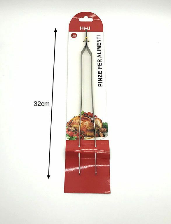 Pinza In Acciaio Inox Pasta Arrosto Carne Cucina hmj