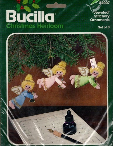 Kit Point De Croix Compté Bucilla "Noël Réchauffe Le Cœur" - Modèle Vintage 82761, Neuf