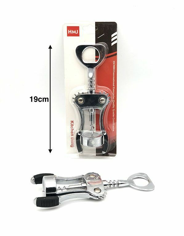 Cavatappi Apribottiglie Professionale Acciaio Inox Professionale Vino 10874 hmj