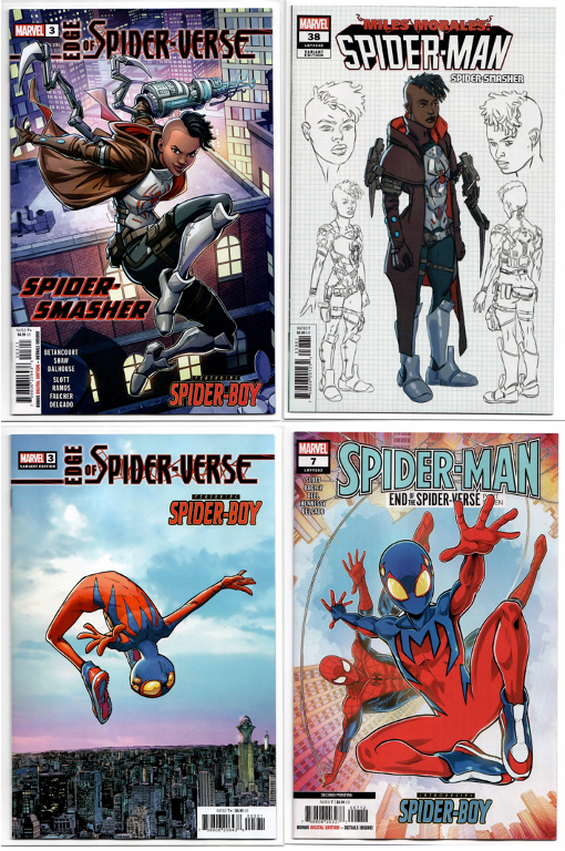 Edge of Spider-Verse #3 Cover A C & MORE Set LOT Spider-Boy
