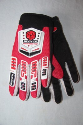 Gants Moto route Mountain Bike SCOYCO  -  rouge  -  T : L  neuf