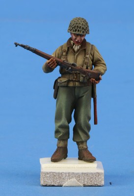 Verlinden Built 1:35 US Infantry ETO Figure 2 1180 Original Display VPB35F329