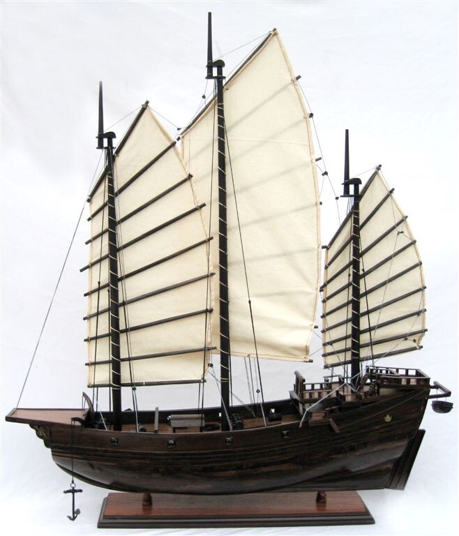 Maquette De Voilier Chinese Junk / Ã©Chelle 1/50