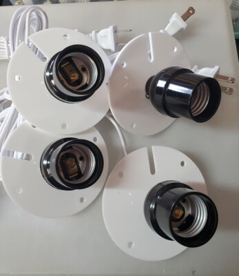 Blow Mold Light kits  (FOUR) 3.5'' Acrylic Disc 8FT AC cord SALE!