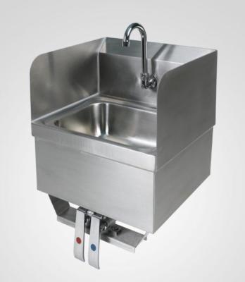 Knee Operated Hand Sink with Splash Guards