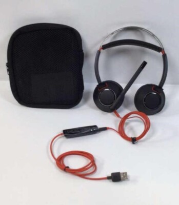 PLANTRONICS 5220  POLY BLACKWIRE DUAL EAR OVER HEAD HEADSET IN ORIGINAL BOX