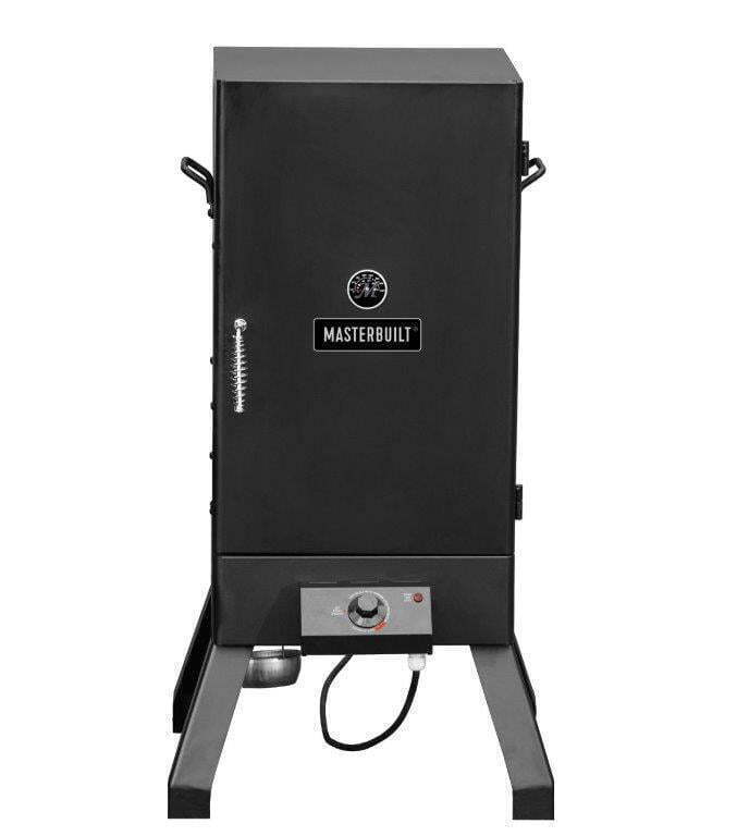 Masterbuilt Analog Electric Smoker In Black Removable Wood C