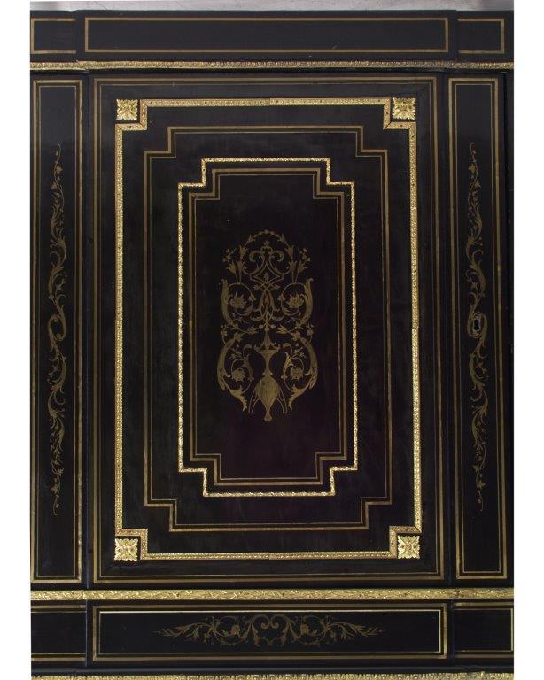 Napoleon III French Gilt Bronze Mount Brass Inlaid Cabinets SUBMIT BEST OFFERS!