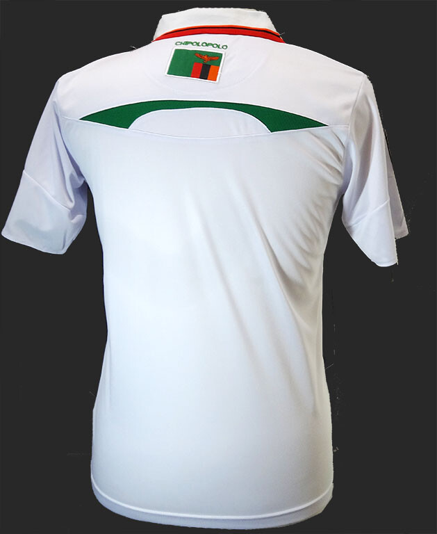Nike Dri-FIT Men's Zambia Soccer Football Jersey White Africa Size L